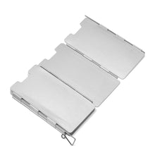 10 Plates Folding Aluminum Camp Stove Windscreen