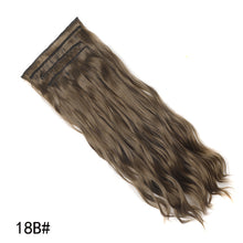 Extension Long Wavy Full Head Clip in Hair Extension Synthetic Fiber Hair Pieces for Women