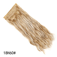 Extension Long Wavy Full Head Clip in Hair Extension Synthetic Fiber Hair Pieces for Women