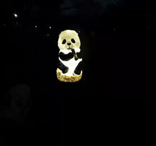 Solar Panda Courtyard Lights