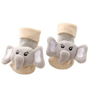 Anti-Slip Newborn Rattle Socks