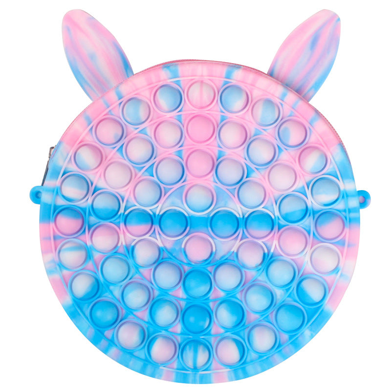 Cute Bag Rainbow Push Bubble Fidget Toys