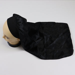 Long Satin Bonnet Sleep Cap