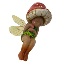 Mini Sleeping Mushroom Fairy Statue