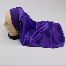Long Satin Bonnet Sleep Cap