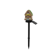 Solar Powered Resin Mushroom House Light