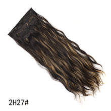 Extension Long Wavy Full Head Clip in Hair Extension Synthetic Fiber Hair Pieces for Women