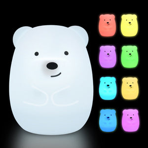 USB Rechargeable Cute Animal Silicone Lamp