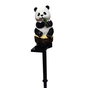 Solar Panda Courtyard Lights