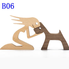 Handmade Wood Figurine Decor
