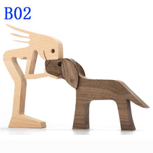Handmade Wood Figurine Decor
