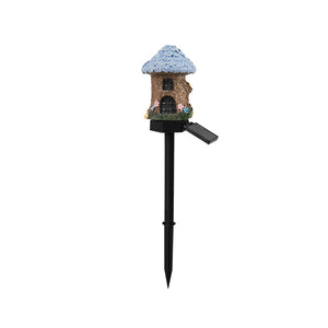 Solar Powered Resin Mushroom House Light