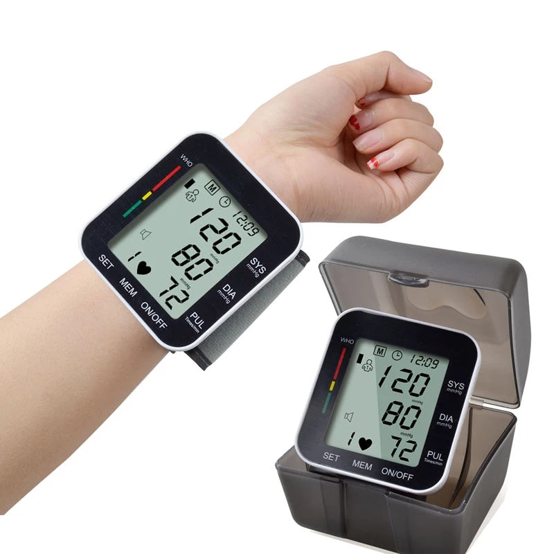Digital Automatic Wrist Blood Pressure Monitor