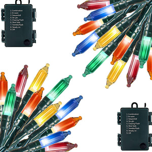 Battery Operated Christmas Mini Multicolor String Lights