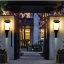 Modern Waterproof Color Changing Outdoor Solar Wall Lights