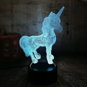 3D Colour-Changing Lamp - 5 Designs - Groupy Buy