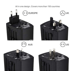 Universal Travel Adapter for AU, EU, US & UK - Groupy Buy