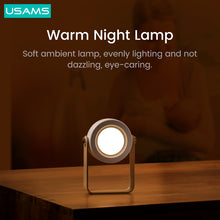 LED Retractable Folding Lamp Portable Wooden Night Light
