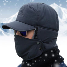 Men's Ear Protection Face Bomber Hat
