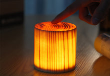 Translucent Wooden LED Touch Night Lamp