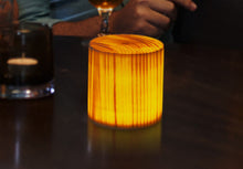 Translucent Wooden LED Touch Night Lamp