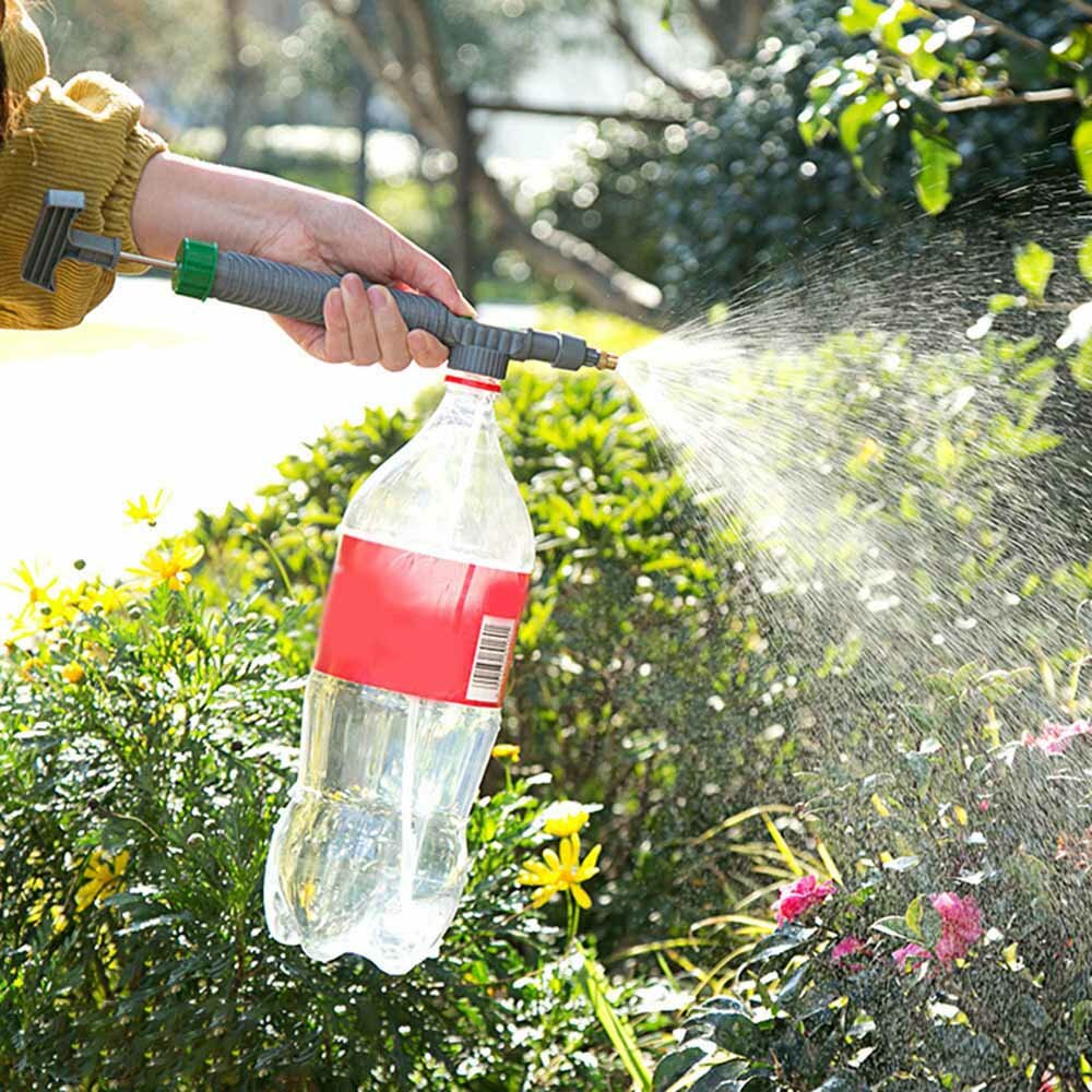 Adjustable Drink Bottle Spray Head Nozzle Garden Watering Tool