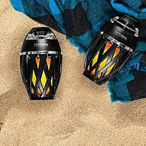 Outdoor Bluetooth Speaker LED Flame Torch Light