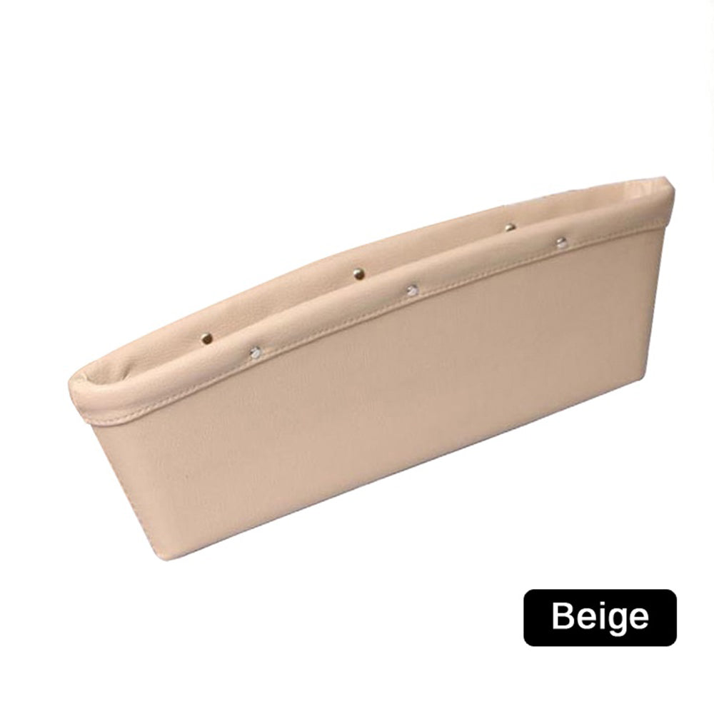 Car Seat Gap Crevice Leather Organizer
