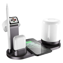 3 IN 1 Fast Wireless Charger Dock with LED Lamp