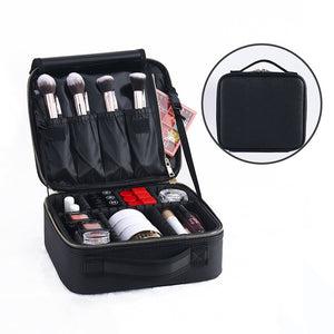Travel Beauty Box Make Up Organizer with Adjustable Compartment