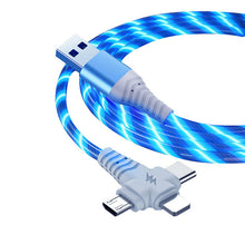 3 in 1 Glow Flowing Charging Cable