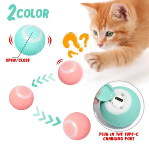 Automatic Rolling Ball Electric Pet Toy