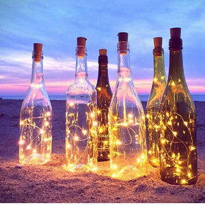 2/8pcs LED Bottle Fairy String Lights