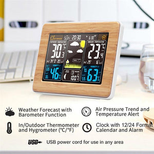 Wireless Sensor LCD Display Weather Station Clock - Groupy Buy