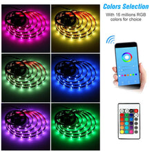 Smartphone Controlled LED Strip Light Kit with 5M and 10M Options