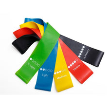Fitness Resistance Bands Yoga Stretch Pull Up Assist Rubber Exercise Training 5pc - Groupy Buy
