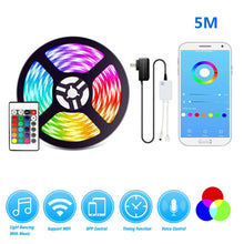 Smartphone Controlled LED Strip Light Kit with 5M and 10M Options