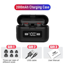 2020 New Bluetooth Earphone 8D Stereo Bass Headset with LCD Screen