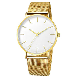 Ultra Thin Stainless Steel Watch