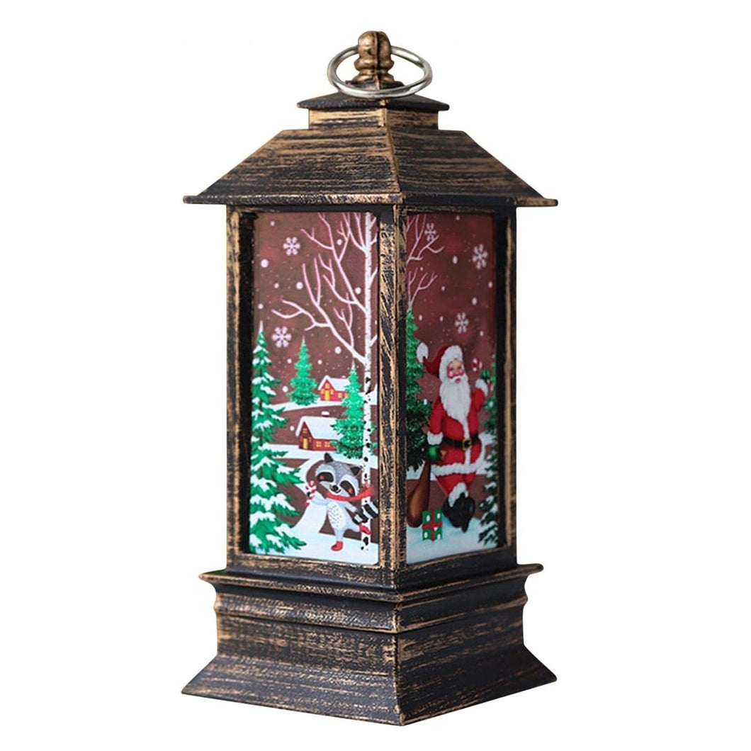 Portable Flame Lantern Light for Home Christmas Ornament