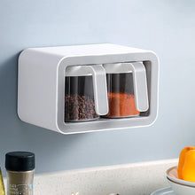 Wall Mount Spice Rack Organizer Set