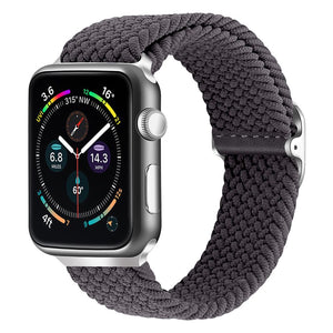 Stretchable Braided Elastic Watch Band for Apple Watch