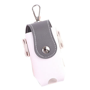 PU Leather Waist Hanging Mini Golf Ball Bag