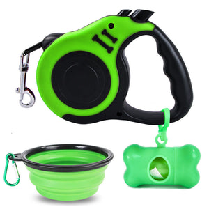 Retractable Dog Leash Set