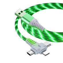3 in 1 Glow Flowing Charging Cable