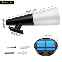 Modern Waterproof Color Changing Outdoor Solar Wall Lights