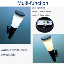 Modern Waterproof Color Changing Outdoor Solar Wall Lights