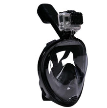 Full-Face Snorkelling Mask - Three Colours & Two Sizes Available & Option to incl. Underwater Camera