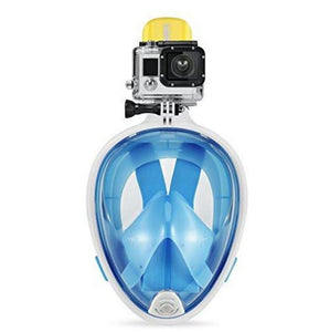 Full-Face Snorkelling Mask - Three Colours & Two Sizes Available & Option to incl. Underwater Camera