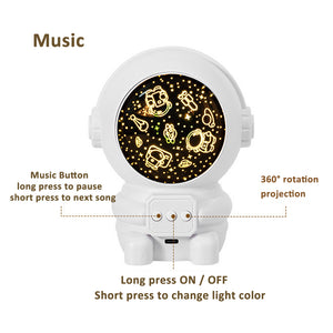 Astronaut Star Projector Fancy Light